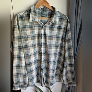 Eddie Bauer Plaid Button-Down--Mens XL